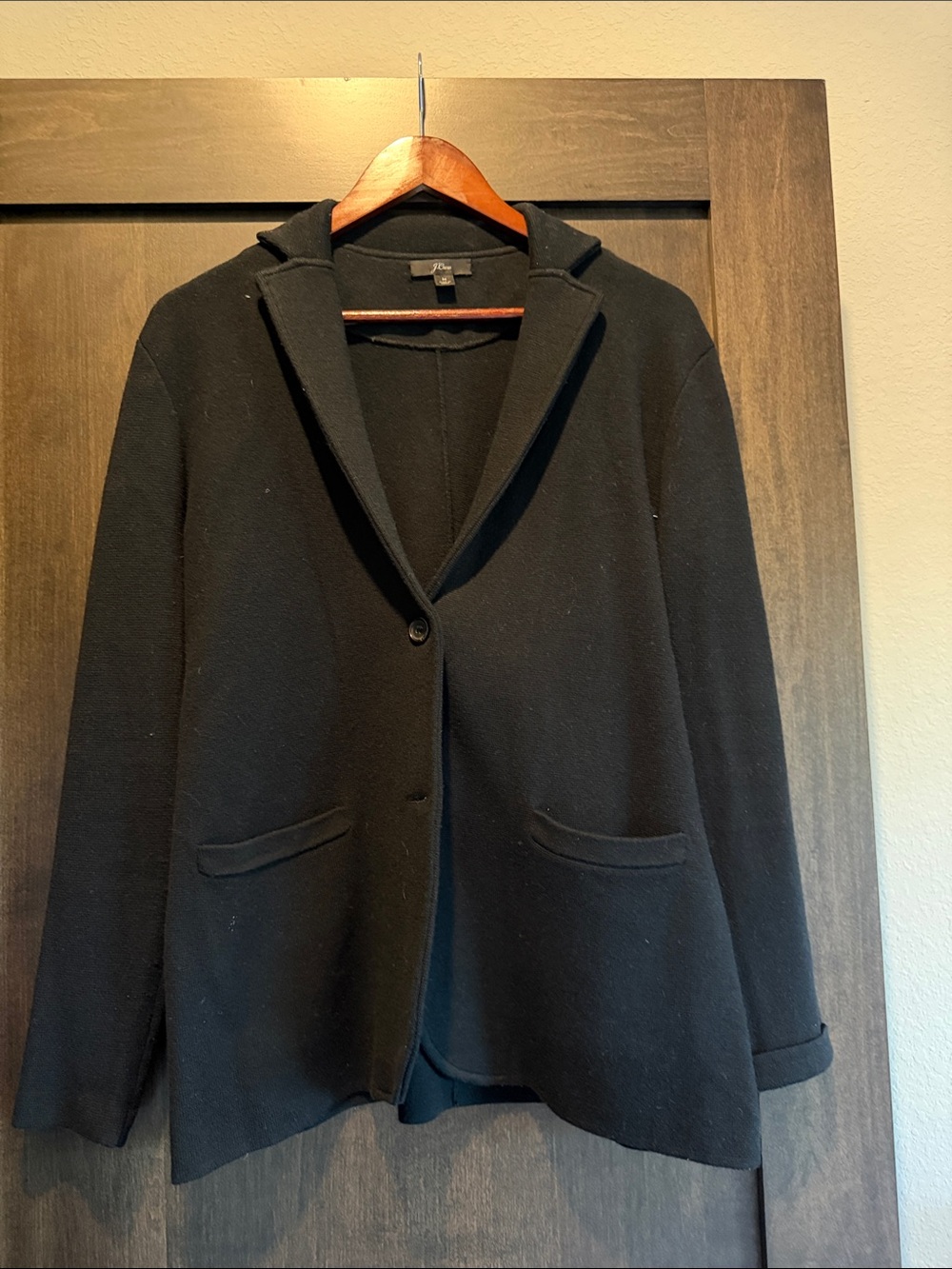 J. Crew Black Single-Button Women's Blazer